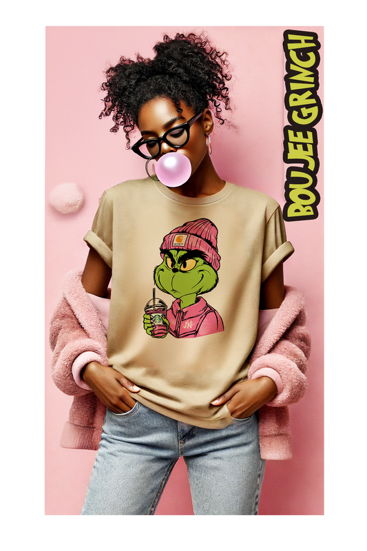 Boujee Grinch Digital Download - Christmas PNG Bundle | Commercial Use | Two Versions